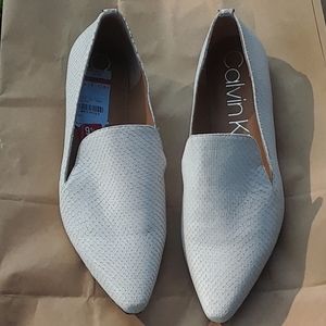 Calvin Klein WHITE ELIN loafers